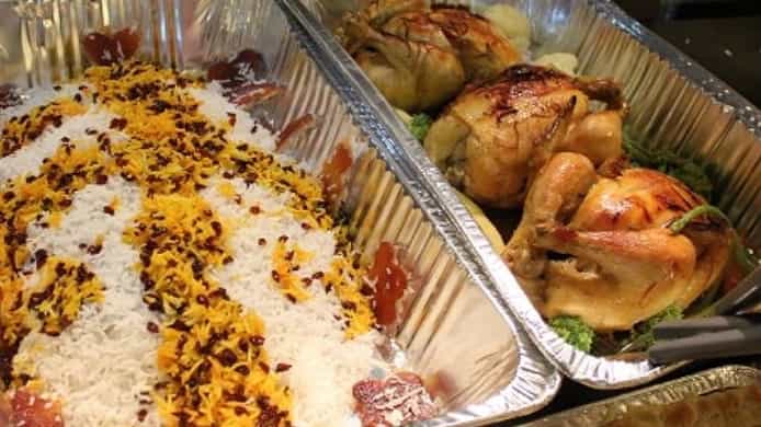 سفارش غذای خانگی و مجلسی از خان دایی در ابهر